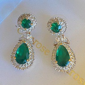 Jacqueline Kennedy Emerald Earrings (Replica)